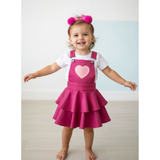 Jardineira salopete Maria Clara e JP (lançamento preço promocional ) em Oferta na Shopee