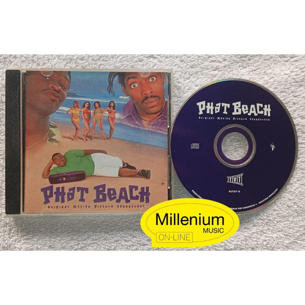 CD Phat Beach (Galera Da Pesada) Trilha Sonora Do Filme 1996 Original Gravadora Colecionador Ótimo Estado