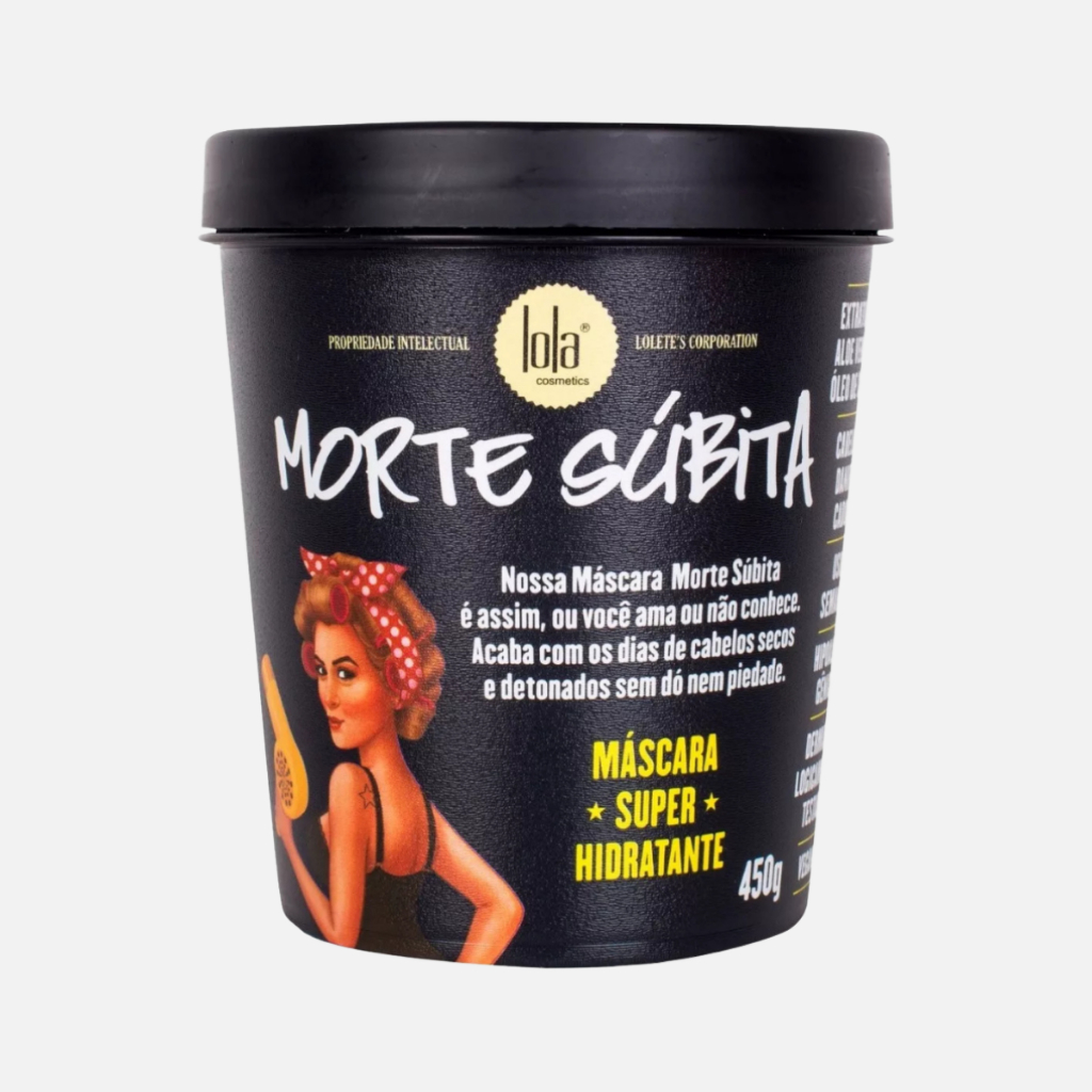 Máscara Morte Súbita 450g Lola – Super Hidratação e Brilho Intenso para Todos os Cabelos 💧✨