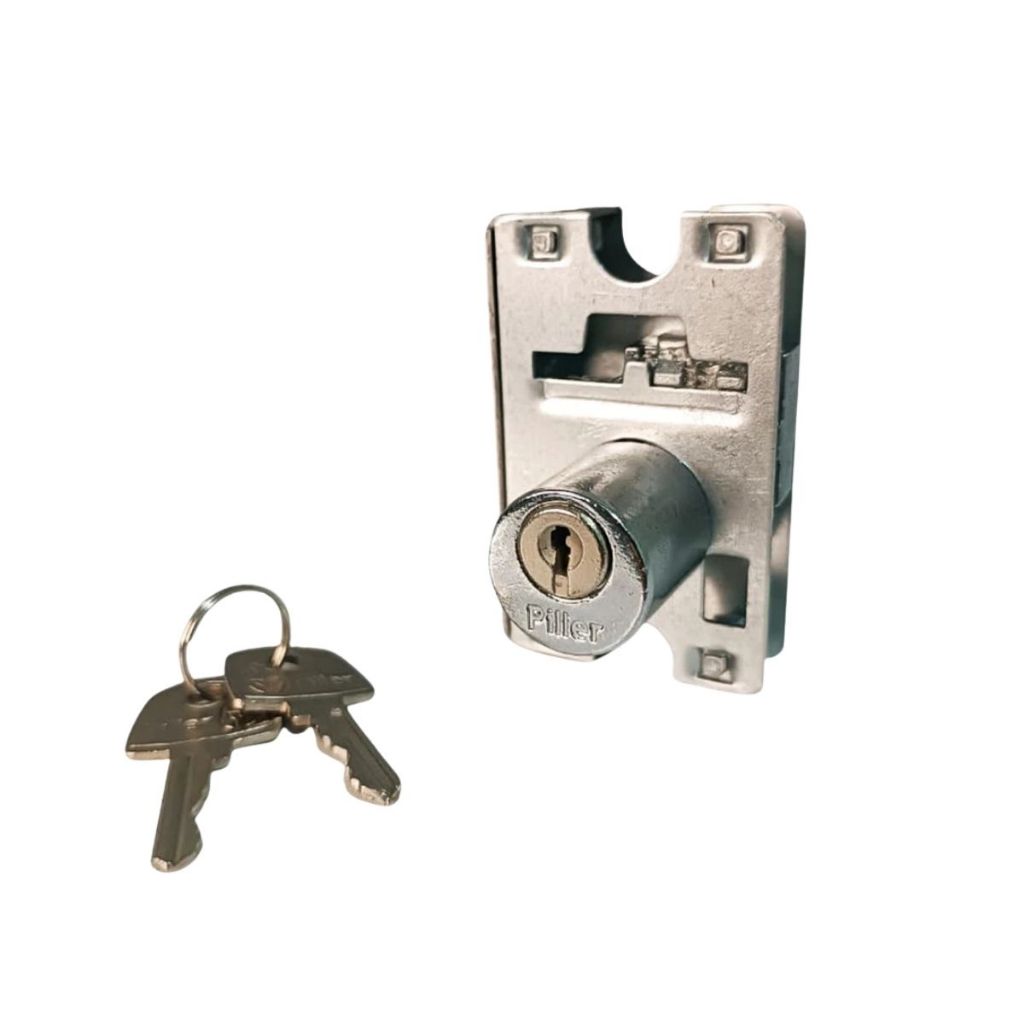 Miolo 1520 Redondo Cromado Cilindro 2 Chaves p/ Fechadura Porta Pivotante Vidro em Oferta na Shopee