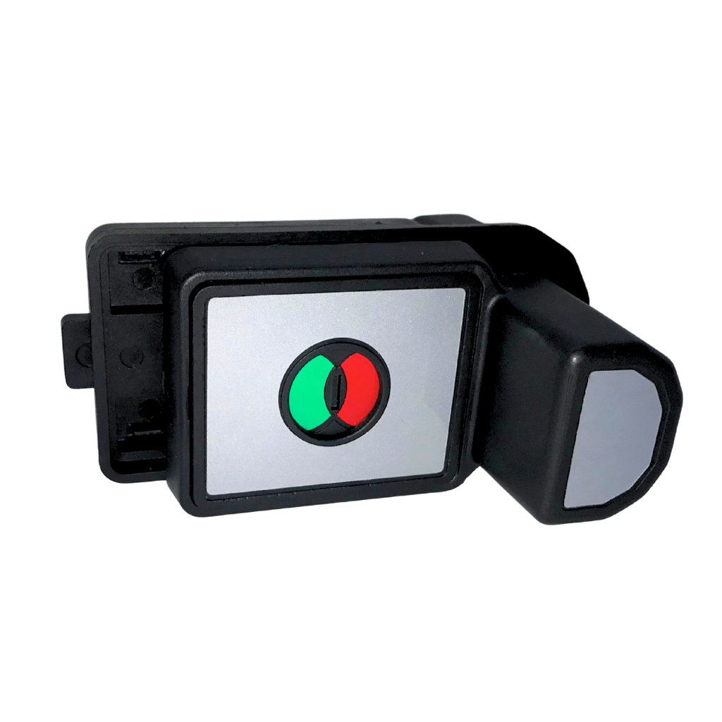 Fechadura Fecho Tarjeta  Livre/ocupado - P/ Divisórias Sanitárias TS - Preto