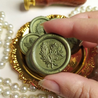 Lacre de cera VERDE OLIVA selo para convite diversos modelos em Oferta na Shopee