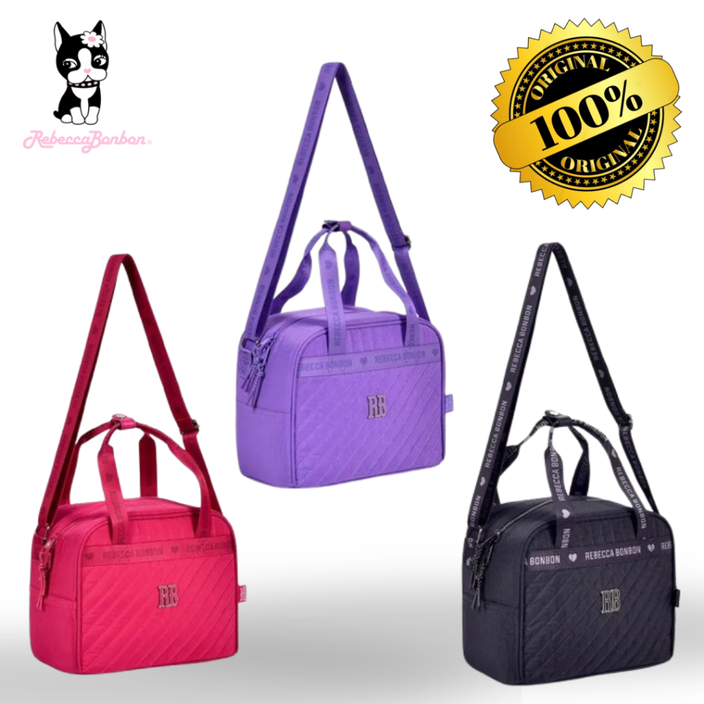 Lancheira Térmica Em Crinkle Rebecca Bonbon Sortida RB24677 - Clio