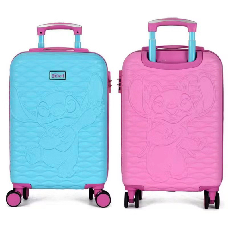 Mala De Viagem Stitch e Angel bordo viagem Love Dupla Face Rodas 360º Lançamento 2026 presente