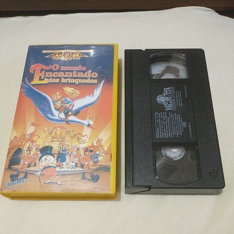 VHS O Mundo Encantado dos Brinquedos - 1998
