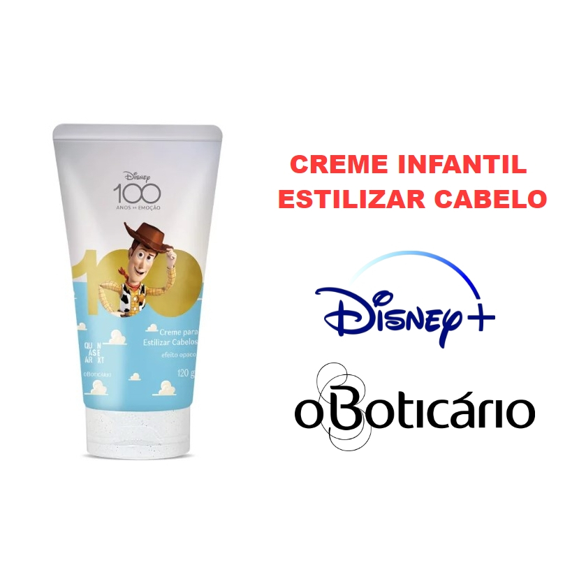 CREME INFANTIL ESTILIZAR CABELOS DISNEY O BOTICARIO