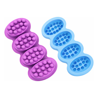 Forma Silicone Sabonete Artesanal Molde Sabonete Massageador em Oferta na Shopee