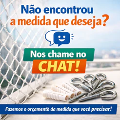 Kit Rede Tela de Proteção 1,30 de altura até 3,00 de comprimento Janela / Varanda Crianças / Gatos