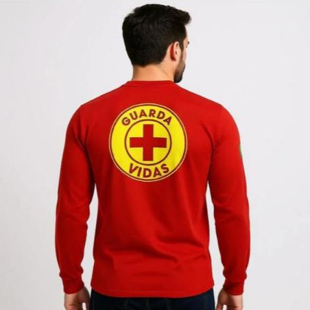 moleton gola careca GARDA VIDAS entrega imediata algodao quentinho unisex p m g gg preto vermelho azul marinho confoto