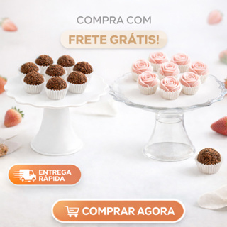 Suporte para Doces Mini Elegante Porta Docinhos para Festas e Decoração Mini Cakes em Oferta na Shopee