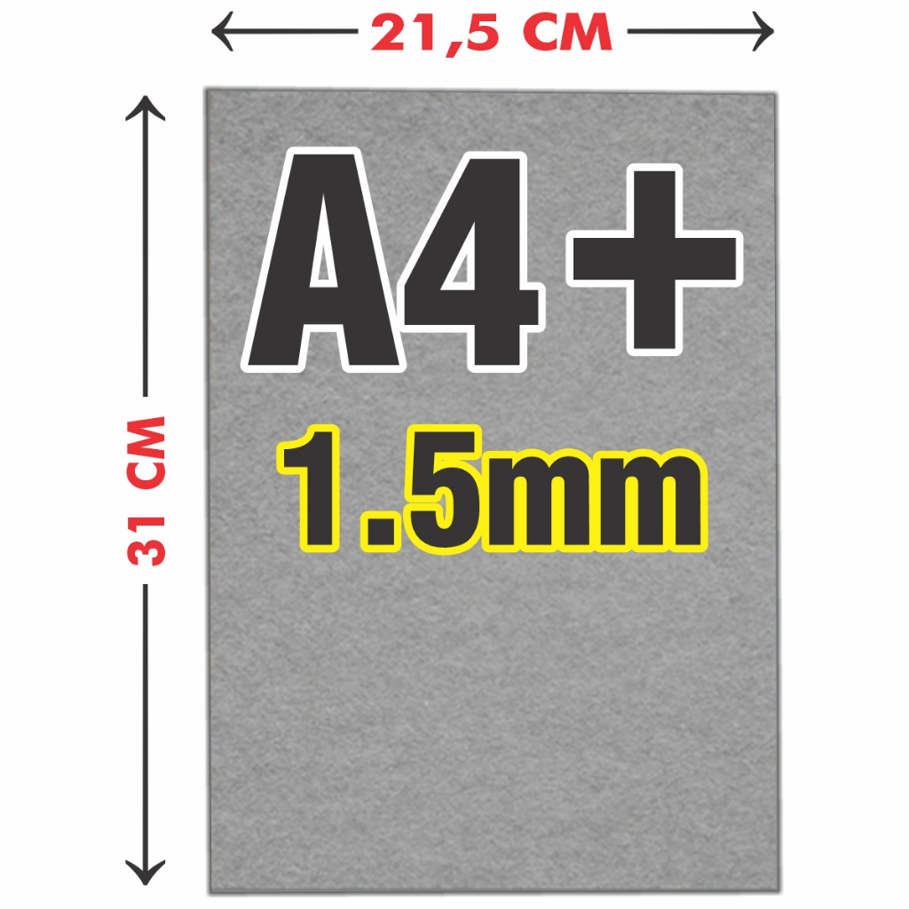 20 Placas Cartão Cinza Paraná Rígido Tamanho A4+ (21,5 X 31 CM) Espessura 1.5 mm HORLLE. Capa de Agenda, Cartonagem