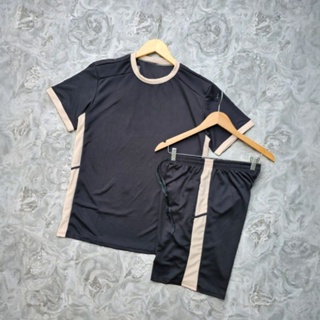 Kit Conjunto Dry Fit Masculino Academia Camisa + Bermuda Premium Verão Corrida em Oferta na Shopee