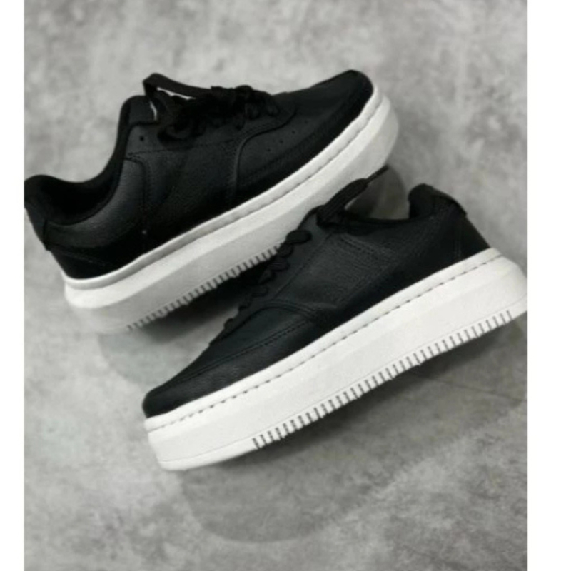 Tênis Plataforma Alta Unissex Preto Envio Imediato em Oferta na Shopee