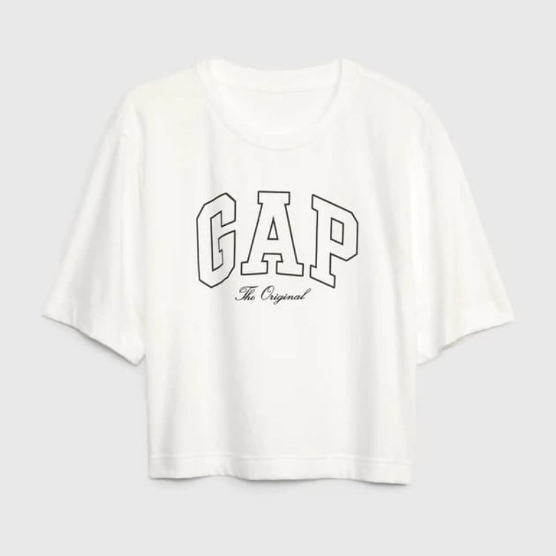 Camiseta GAP Feminina Branca Original – Tamanho L | Importada dos EUA