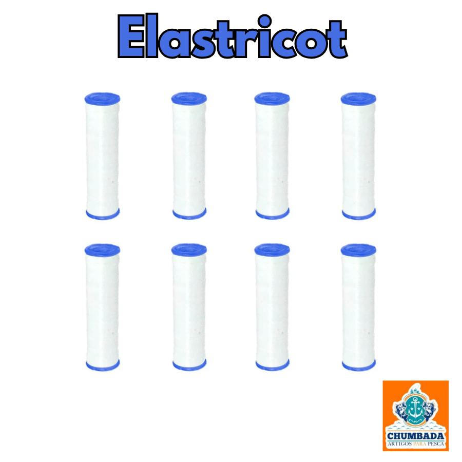 Elástico Elastricot Fino para Amarrar Iscas 100 metros Chumbada Oficial em Oferta na Shopee