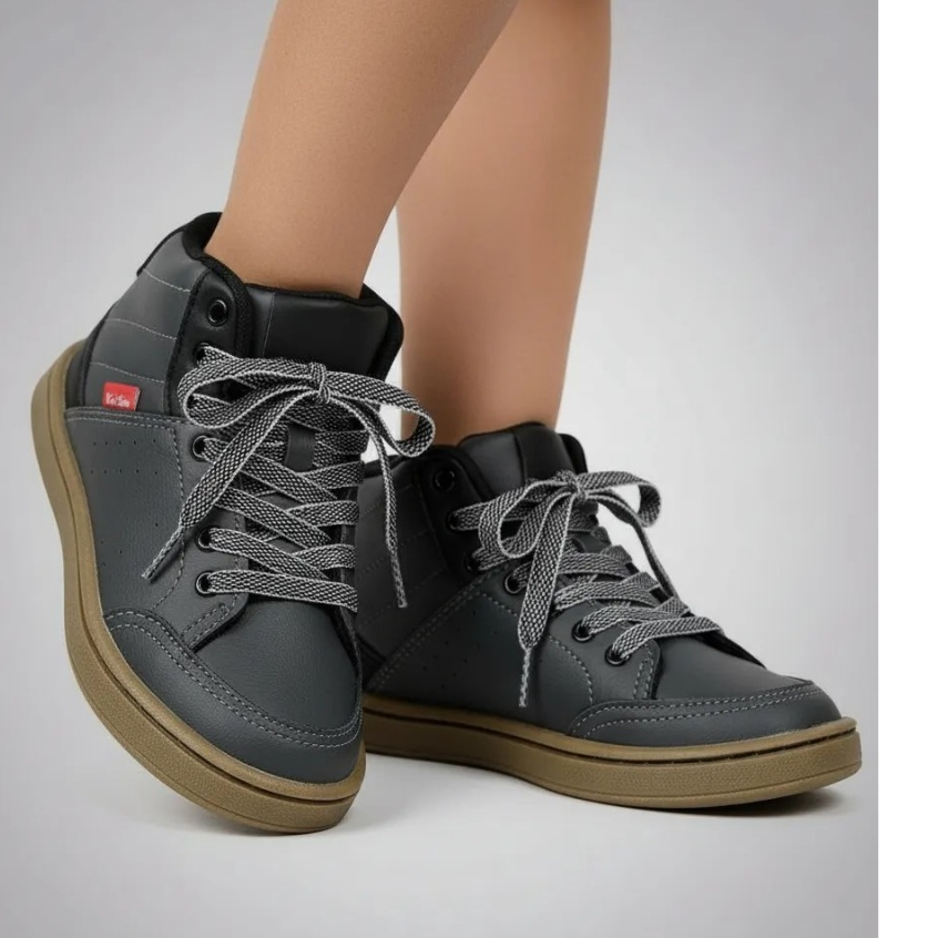 Tênis Botinha  Infantil Cano Médio Sola Costurada