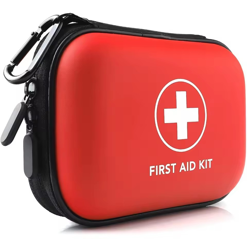 Kit de Primeiros Socorros Profissional, 100 Peças com Bandagens, Tesoura, Pinça para Emergências