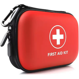 Kit de Primeiros Socorros Profissional, 100 Peças com Bandagens, Tesoura, Pinça para Emergências