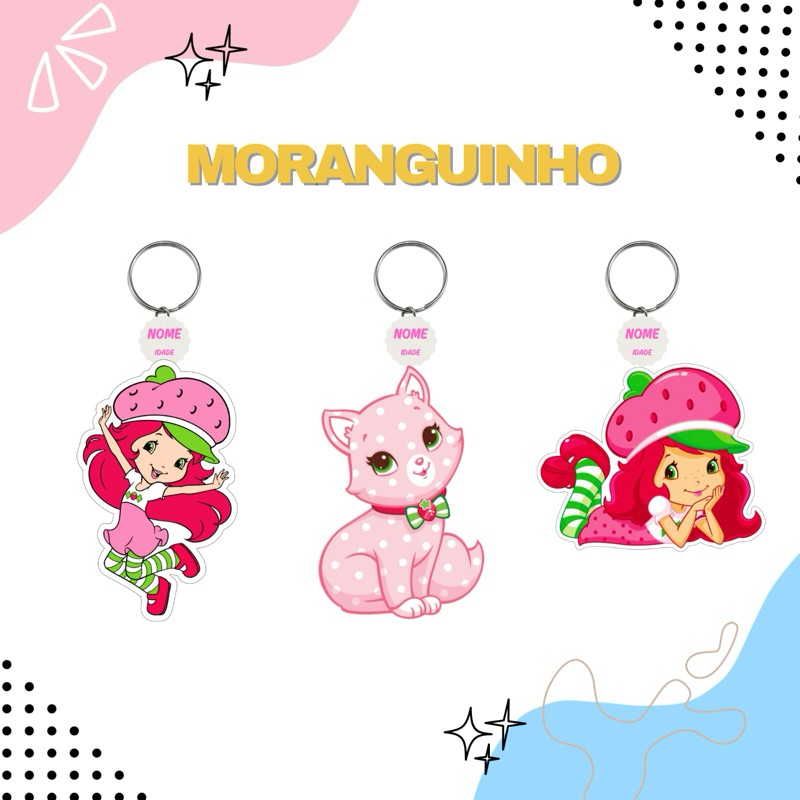 Moranguinho Chaveiro em Acrilico Molhável Lembrancinha Infantil em Oferta na Shopee