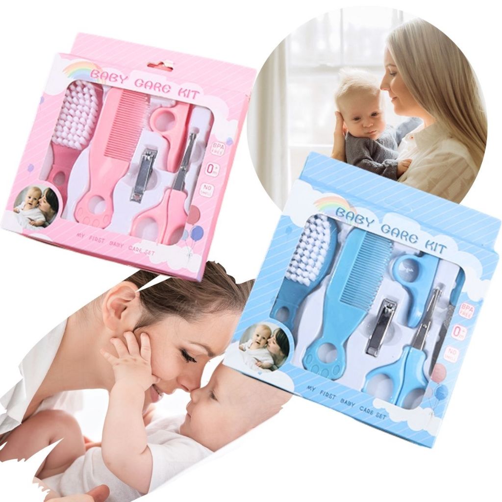 Kit de Higiene e Cuidado Bebê Recém Nascido 6 Peças Completo