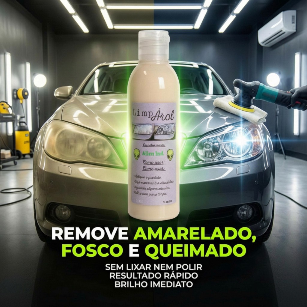 Revitalizador De Farol - Não Precisa Polir Nem Lixar - Remove e Limpa Amarelado em Oferta na Shopee