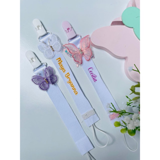 prendedor de chupeta personalizado com nome/ prendedor e chupeta time/ super heróis / batizado em Oferta na Shopee