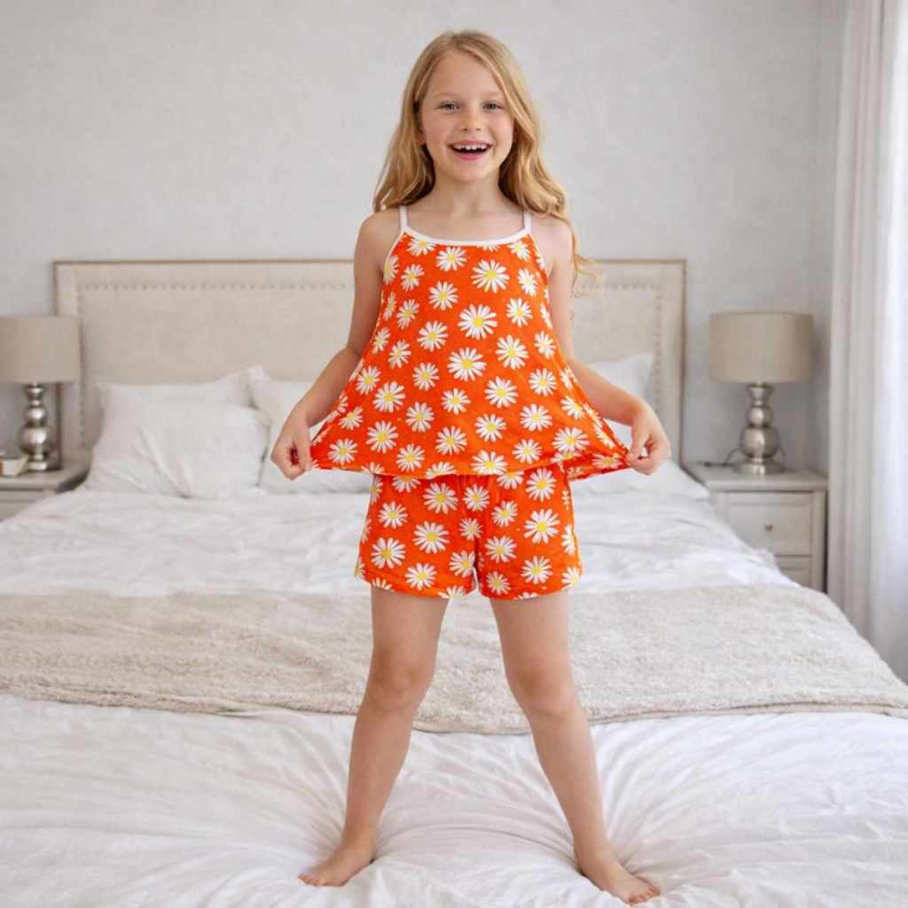 Pijama INFANTIL Baby Doll Estampado Personagens Short Doll MICROFIBRA De Verão Calor