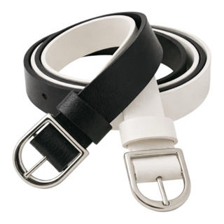 Kit 2 Cintos Femininos Fivela Prata De Metal Cintural Durável Usa Fácil Jeans Vestidos Da Moda - Ana em Oferta na Shopee