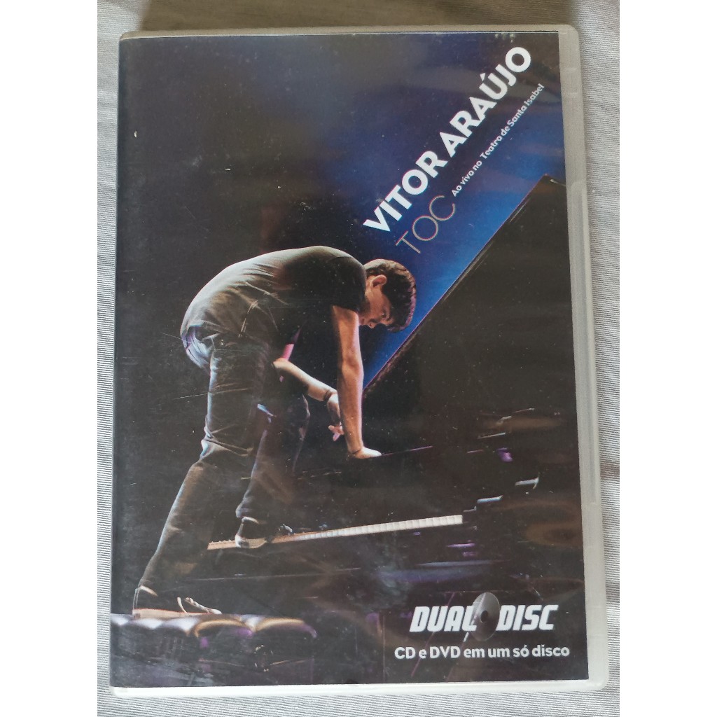 Dvd Cd Vitor Araújo - Toc Ao Vivo - Dual Disc