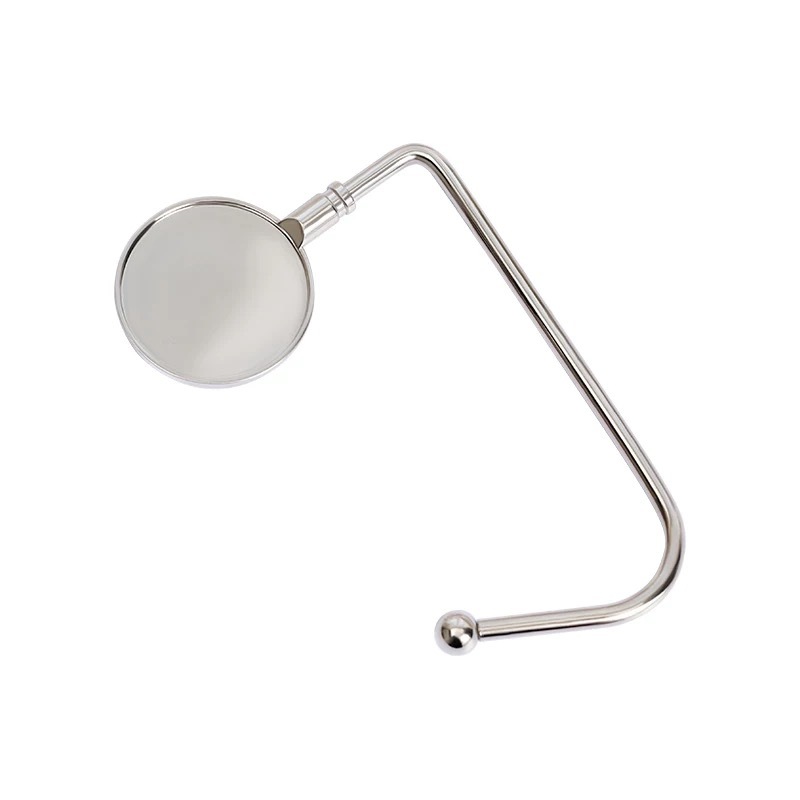 1 a 5 Gancho De Mesa Porta Bolsa Dobrável Flores Para Pendurar Clipes Antiderrapantes Grampo De Escrivaninha Bolsas