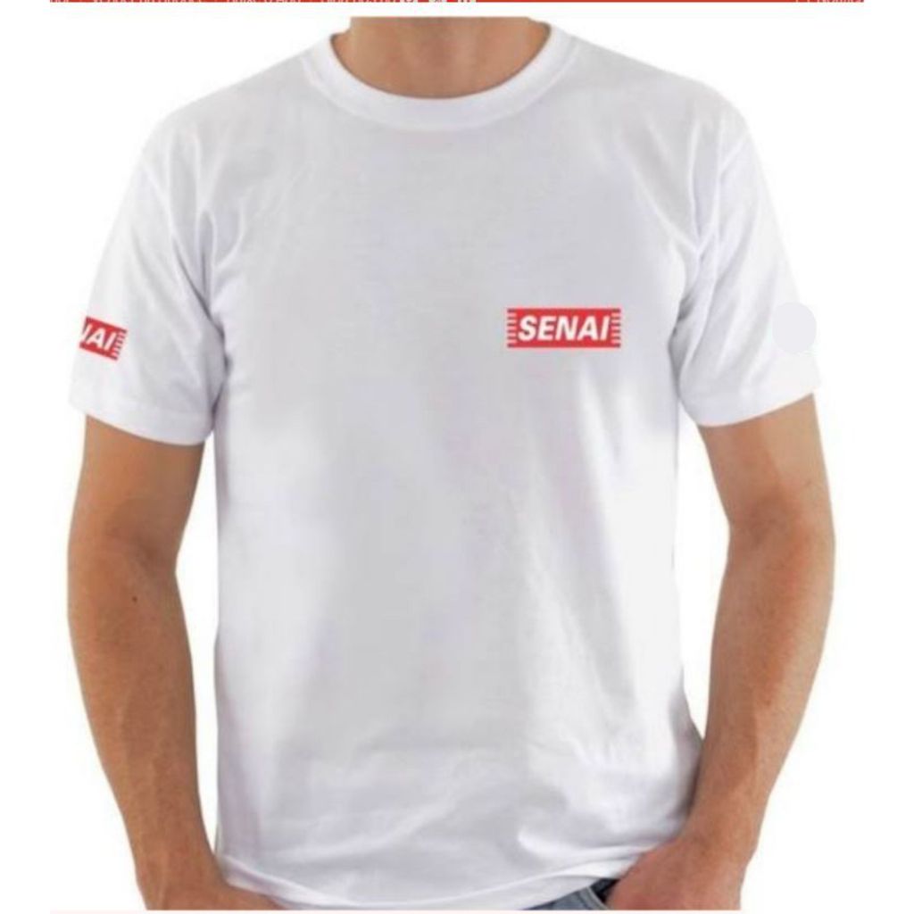 CAMISETA UNIFORME SENAI /Juvenil/Adulto em Oferta na Shopee
