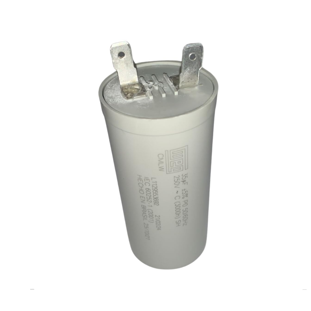 Capacitor Permanente 35uf 250v Com 2 Terminais Original Weg