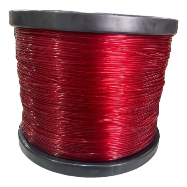Fio de Nylon para Roçadeira Redondo Rolo Bobina Com 3Kg Cor Vermelho