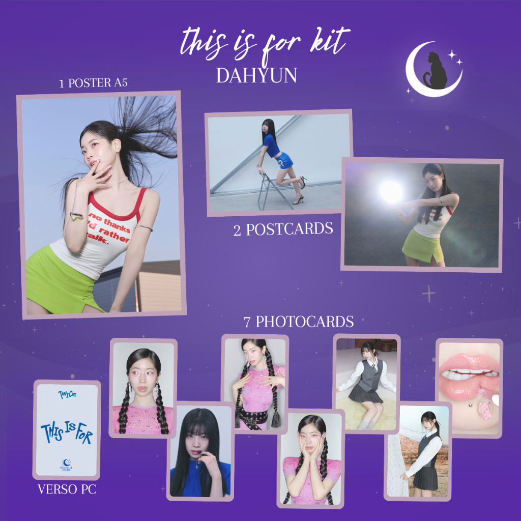 kit fanmade twice this is for - poster + postcard + photocard