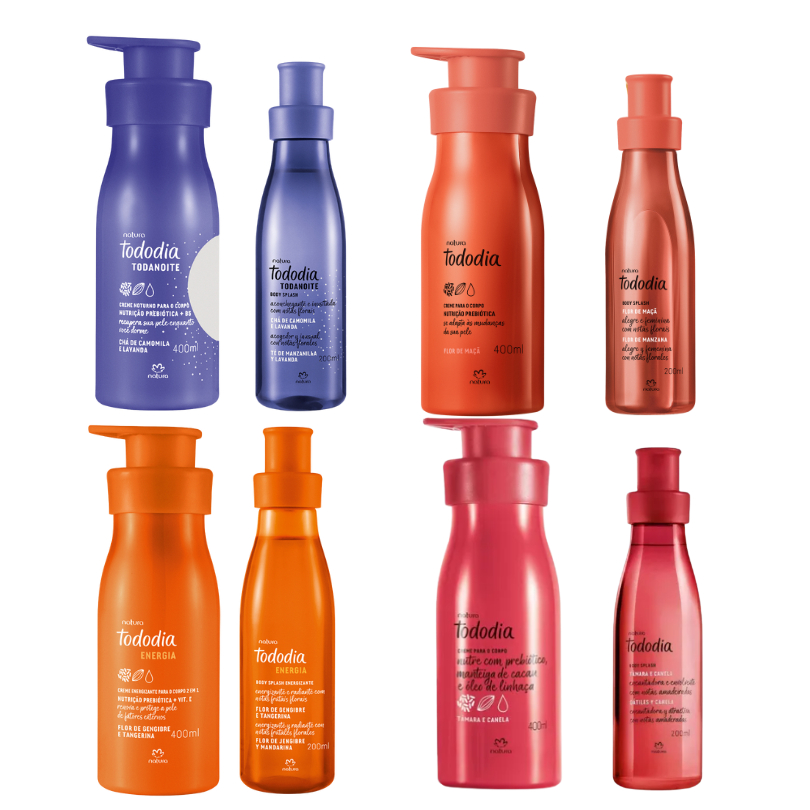 Kit Natura Tododia - Produto Original – Creme Hidratante Corporal + Body Splash