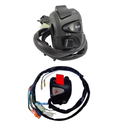 Kit Punho Luz XRE 300 Com Lampejador + Punho De Partida Cb 500 Titan Fan Start 150 160 Xre Cb 300 Com Plug