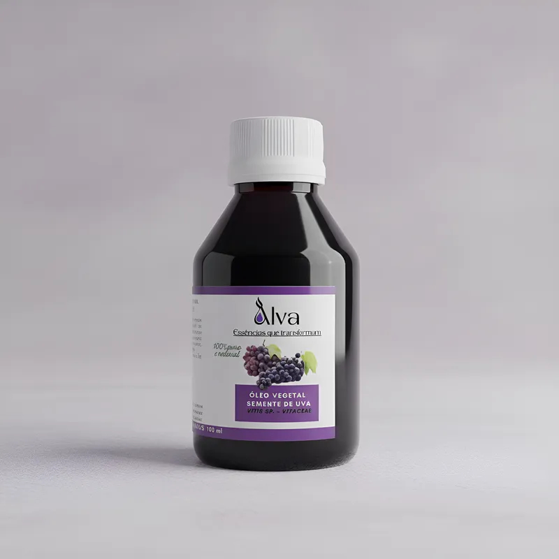 Óleo Vegetal de Semente de uva 100% Puro e Natural - Alva