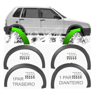 Moldura Para-Lama Uno Way Pitbull 04/12 Preto Unidade ou Par + Kit Grampo em Oferta na Shopee