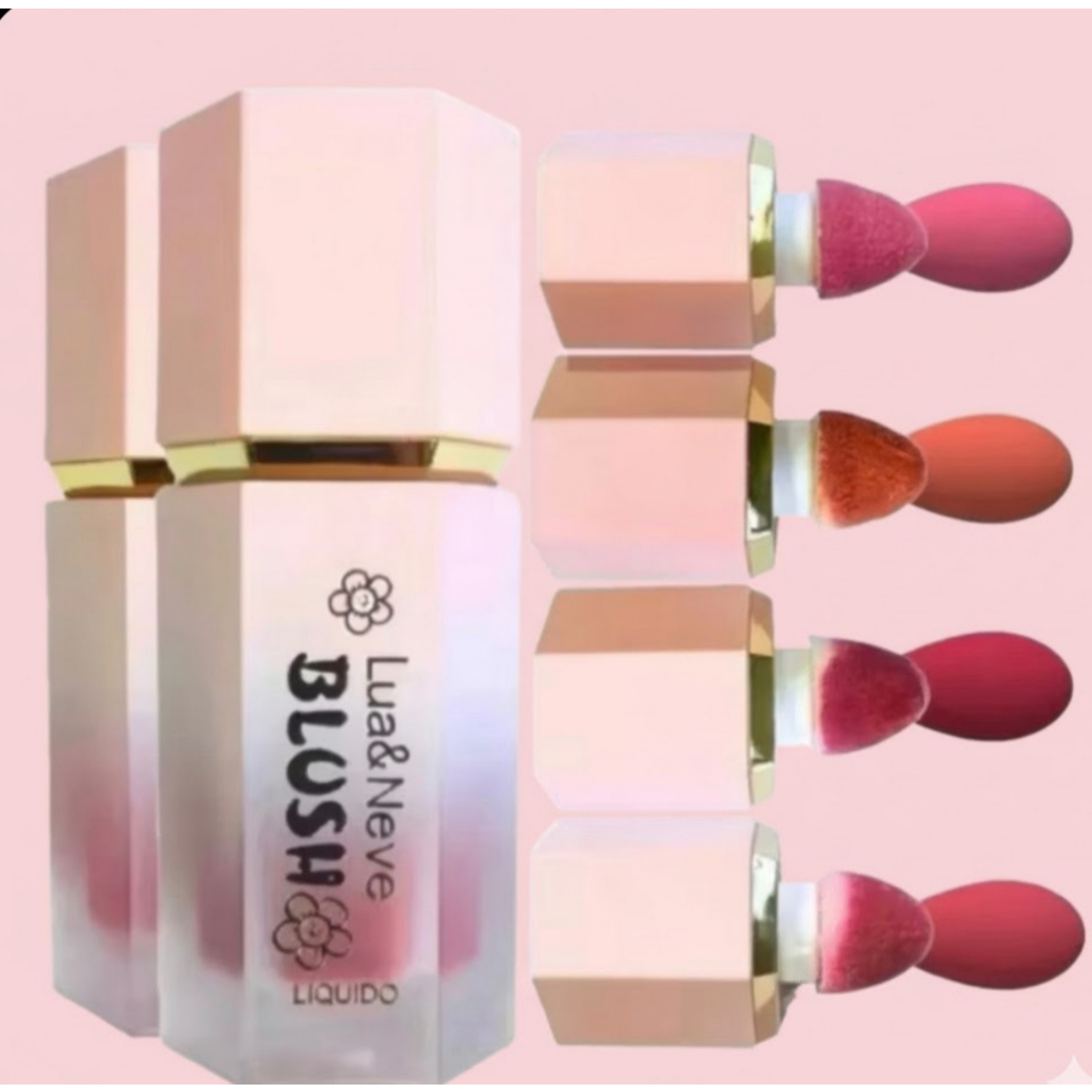 Blush Líquido Lua e Neve com Fórmula Leve e de Longa Duração em Oferta na Shopee