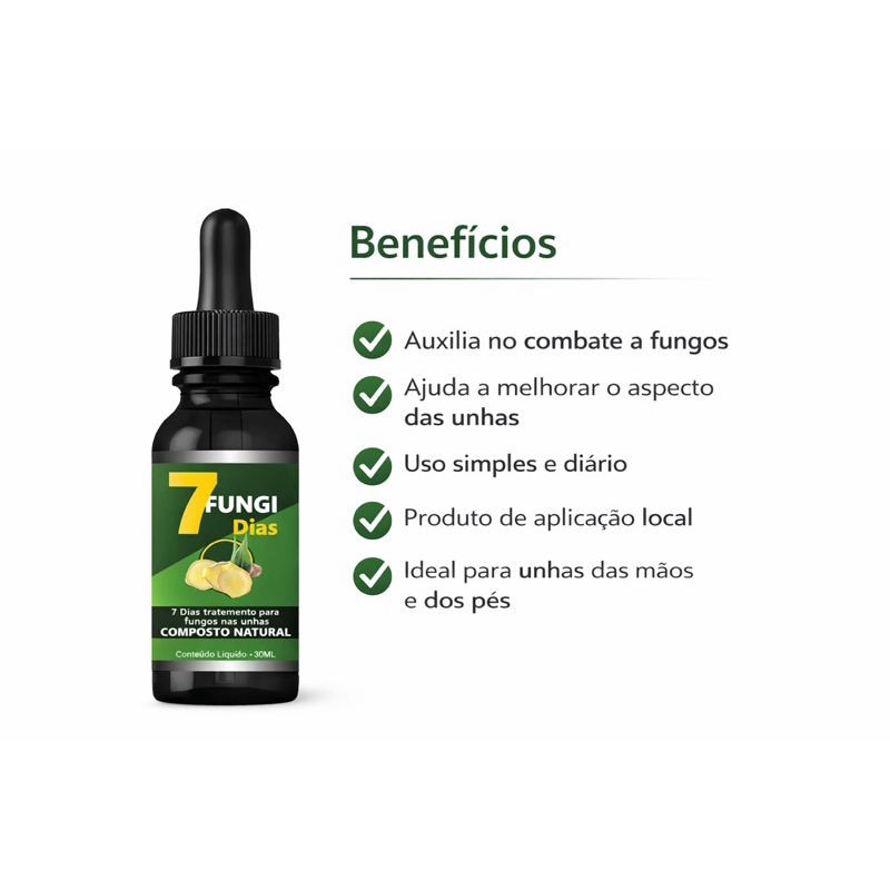 Tratamento Antifúngico para Micose de Unha | Óleo 30ml