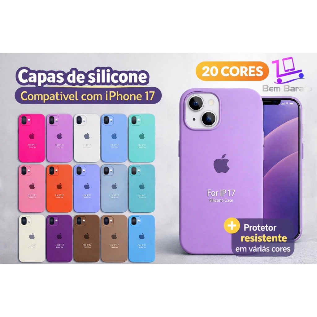 Case Silicone Aveludado iPhone Luxuoso l 11/11pro/11promax/12 mini em Oferta na Shopee