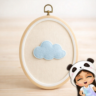 Bastidor Oval de Silicone para Feltro e Artesanato | Sem Tarracha | Decoração e Quadro DIY em Oferta na Shopee