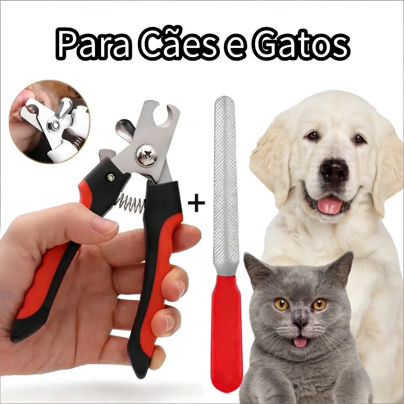 Alicate Pet Cortador Tesoura Unhas Profissional Cães Gatos Porte Médio e Grande Alicate Pet Cortador Tesoura Unhas Profissional Cães Gatos Porte Médio e Grande
