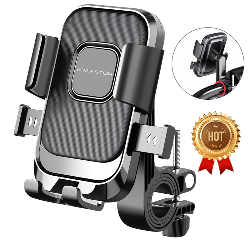 Suporte Para Telefone Motocicleta e Bicicleta 360 ° Ajustável Montagem De Giratória,com Proteção à prova de choque em Oferta na Shopee
