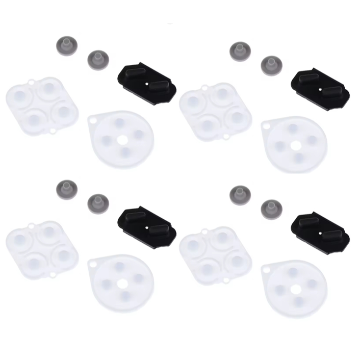 4 Kits De Borrachas Para Controle De Super Nintendo