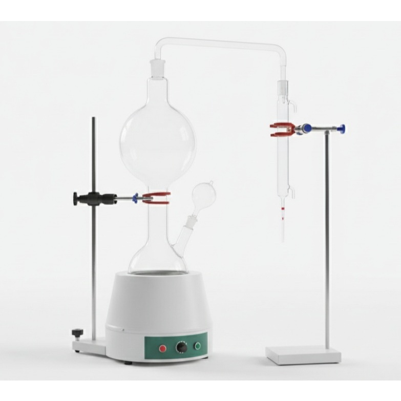 DESTILADOR ARRASTE A VAPOR PARA OLEOS ESSENCIAIS
