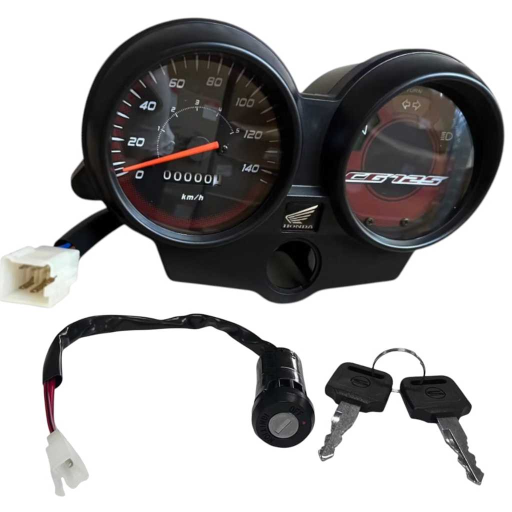 Painel Completo Cg Fan 125 + Chave Miolo Ignição Ano 2009 2010 2011 2012 2013 . em Oferta na Shopee