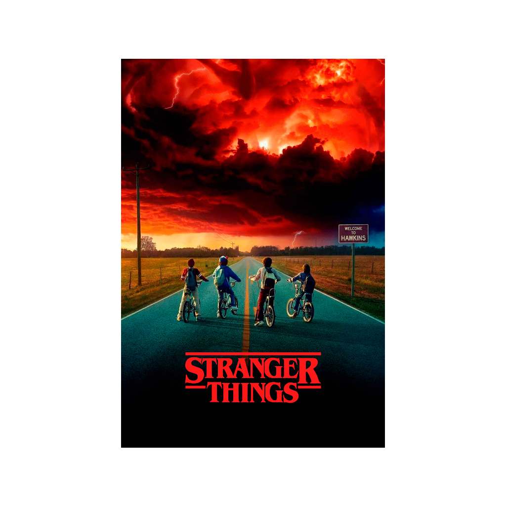 CADERNO UNIVERSITARIO  STRANGER THINGS – PERSONALIZADO  Medida padrão nacional: 200 x 275 mm