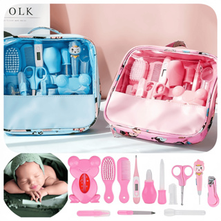 Bolsa Com Kit Para Cuidados De Higiene E Saúde Do Seu Bebê Com 13 Peças Contém TermômetroCortador E Outros Produtos em Oferta na Shopee