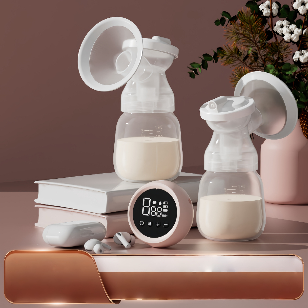 Bomba Dupla Elétrica Real para Amamentação e Extração de Leite
